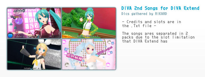 Diva 2nd Songs 4 Extend