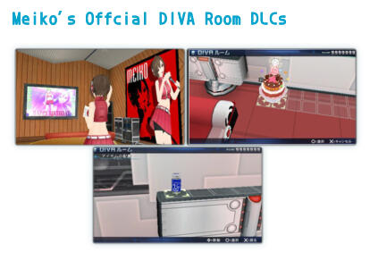 Meiko&#39;s Official DIVA Room Dlcs