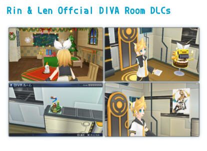 Rin &amp; Len Official DIVA Room Dlcs